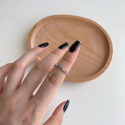 [Royal Jewelry]Unique Trapezoid Cut Daily Ring