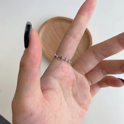 [Royal Jewelry]Unique Trapezoid Cut Daily Ring