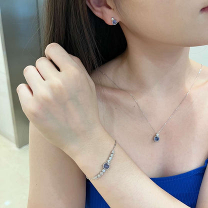 [Royal Jewelry]Luxurious Heart Of The Ocean Bracelet
