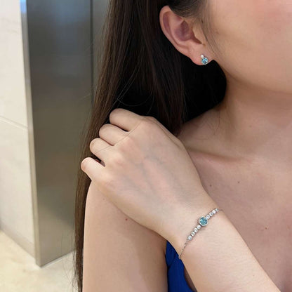 [Royal Jewelry]Luxurious Heart Of The Ocean Bracelet