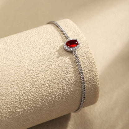 [Royal Jewelry]Exquisite Oval Shape Bracelet