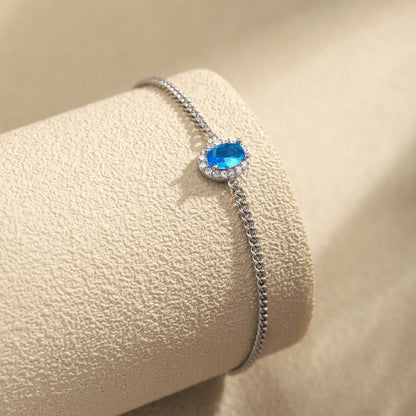 [Royal Jewelry]Exquisite Oval Shape Bracelet