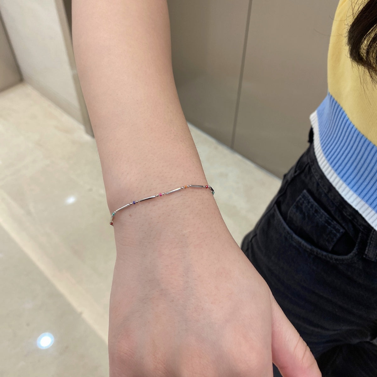 [Royal Jewelry]Unique Colorful Daily Bracelet
