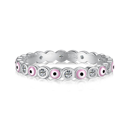 [Royal Jewelry]Sparkling Vibrant Round Shape Daily Ring