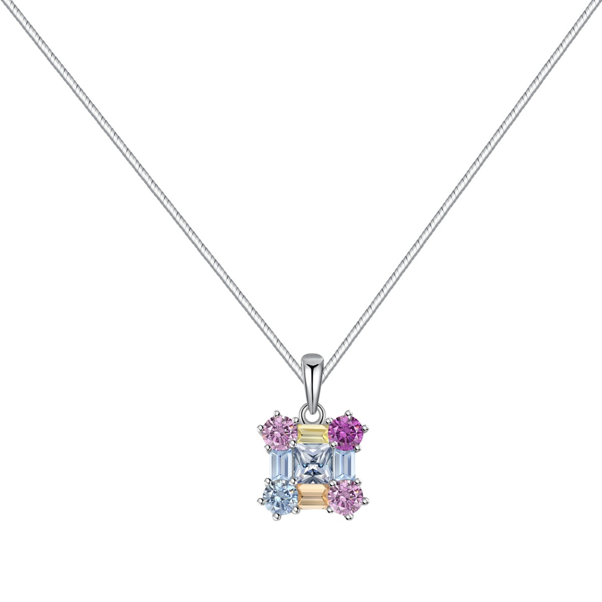 [Royal Jewelry]Gorgeous Multi Colorful Necklace