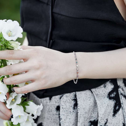 [Royal Jewelry]Colorful Bead Array Bracelet