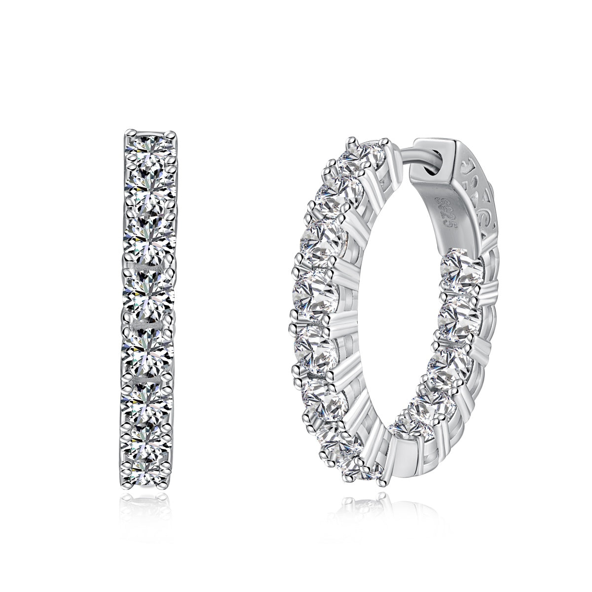 [Royal Jewelry]Unique Round Cut Daily Earrings