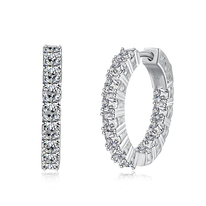 [Royal Jewelry]Unique Round Cut Daily Earrings