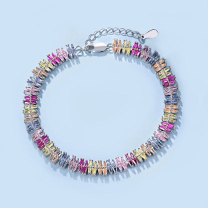 [Royal Jewelry]Sparkling Exquisite Multi Cut Party Bracelet
