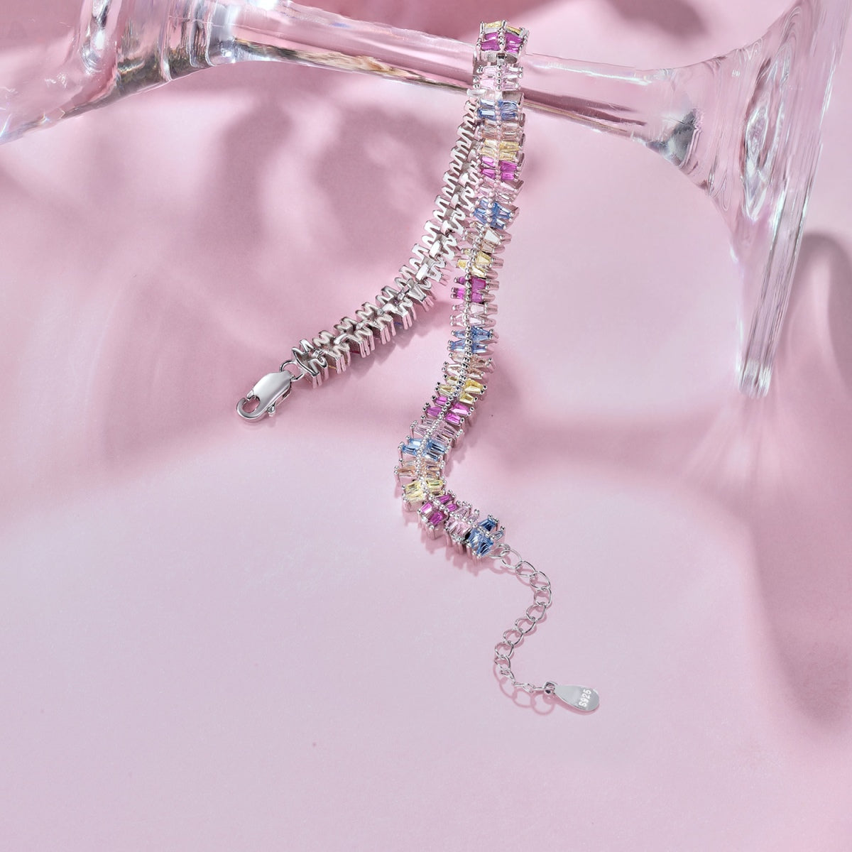[Royal Jewelry]Sparkling Exquisite Multi Cut Party Bracelet
