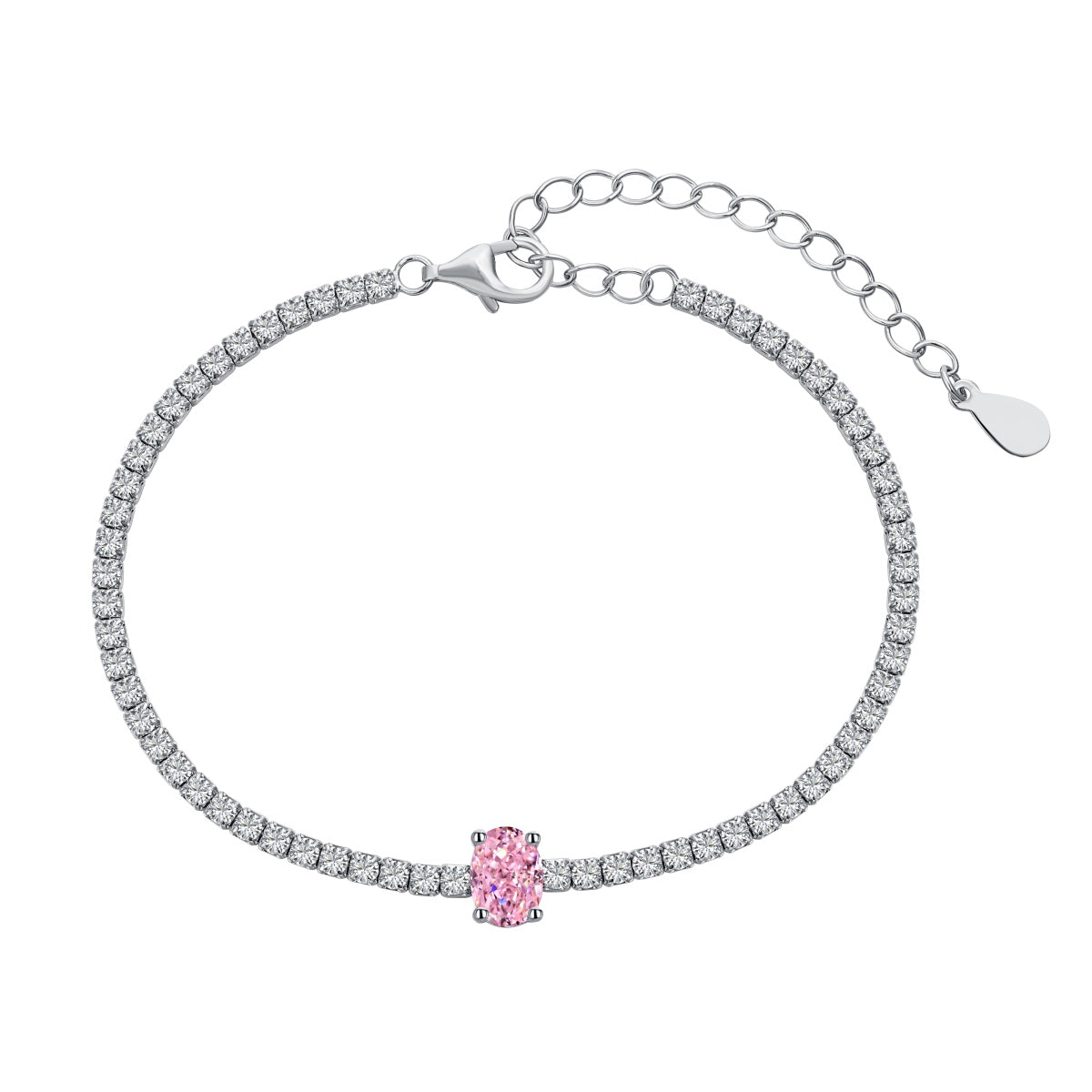 [Royal Jewelry]0.75 Carat Exquisite Oval Cut Daily Bracelet