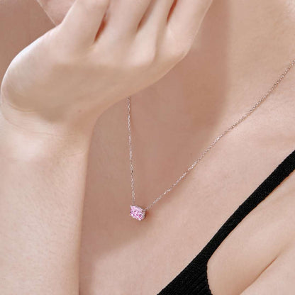 [Royal Jewelry]Luxurious Square Shape Colorful Necalack