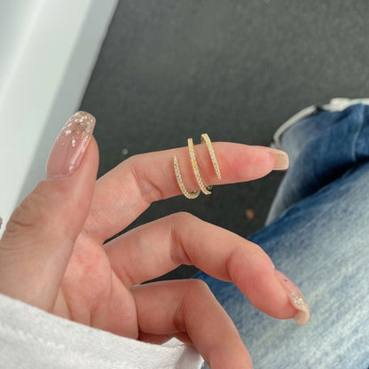 [Royal Jewelry]Unique Vibrant Entangle Daily Ring