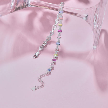 [Royal Jewelry]Radiant Water Drop Shape Daily Bracelet