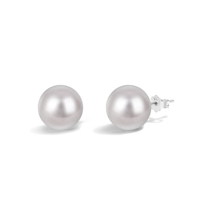 [Royal Jewelry]Delicate Pearl Earrings