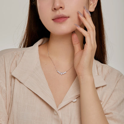 [Royal Jewelry]Dainty Colorful Heart Necklace
