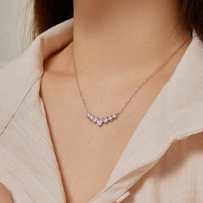 [Royal Jewelry]Dainty Colorful Heart Necklace