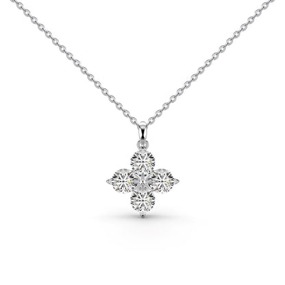 [Royal Jewelry]Four-Leaf Clover And Eight-Pointed Star Necklace