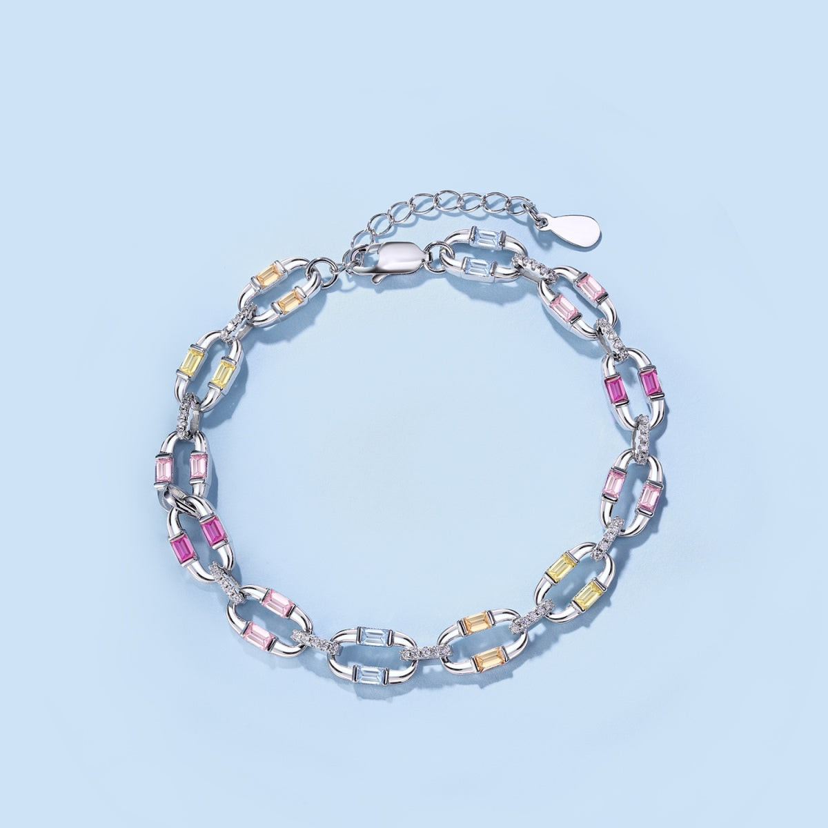 [Royal Jewelry]Dazzling Colorful Daily Bracelet