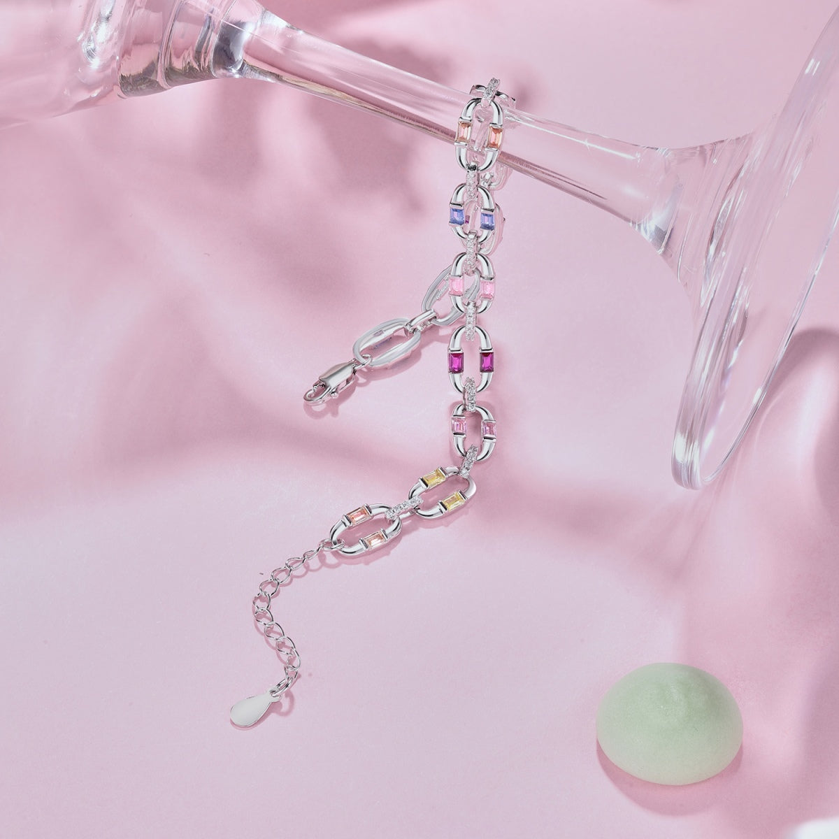 [Royal Jewelry]Dazzling Colorful Daily Bracelet