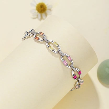 [Royal Jewelry]Dazzling Colorful Daily Bracelet