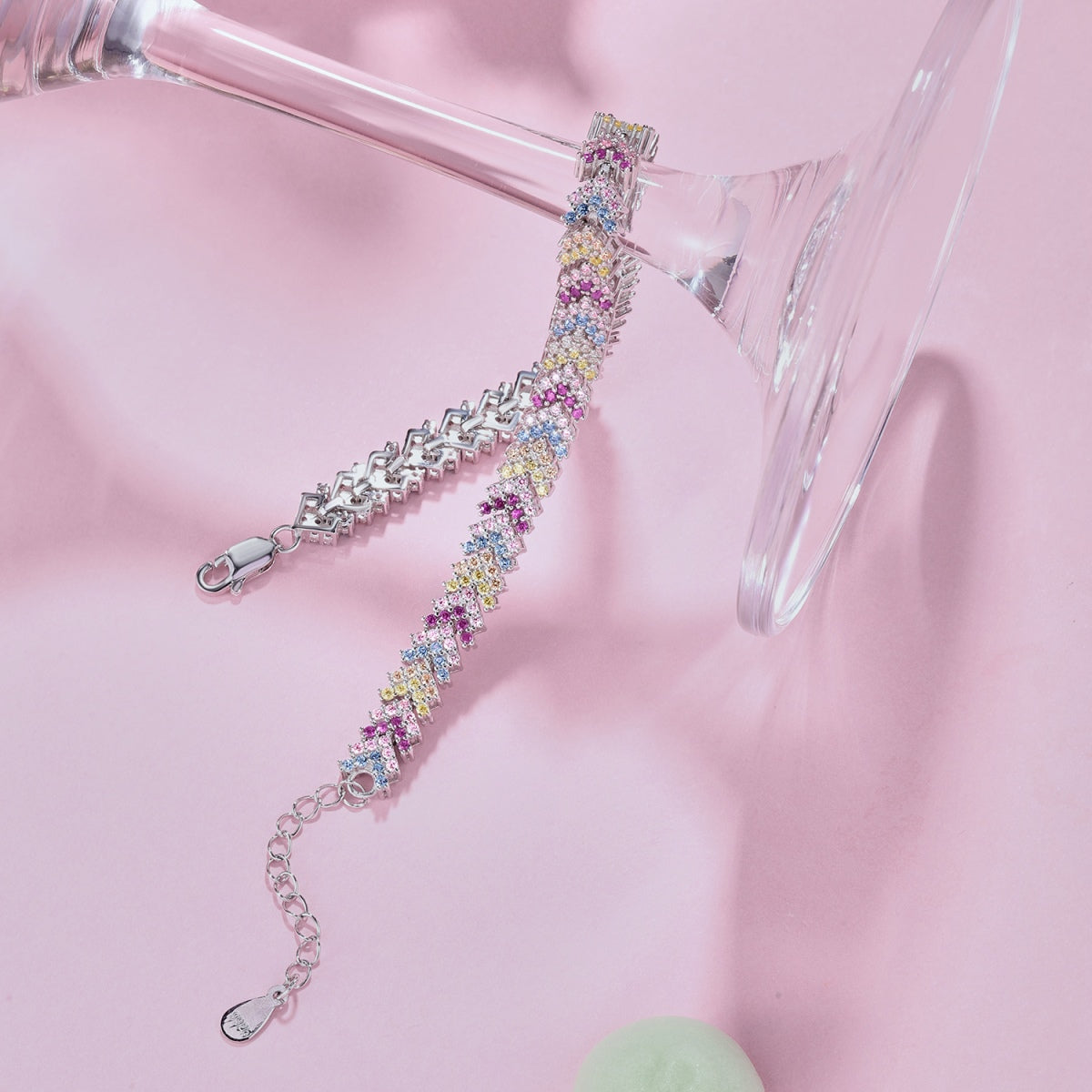 [Royal Jewelry]Ornate Sparkling Round Cut Party Bracelet