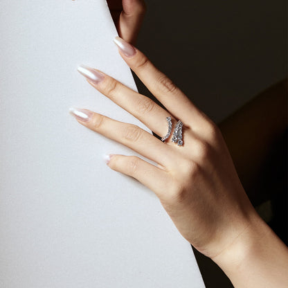 [Royal Jewelry]Unique Vivid Snake Shape Daily Ring