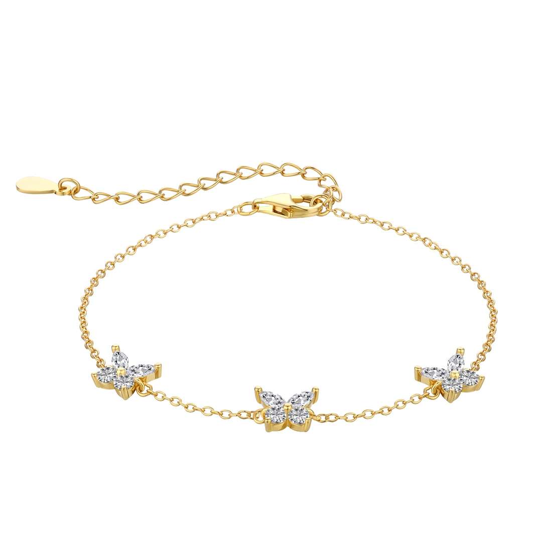 [Royal Jewelry]Radiant Butterfly Shape Necklace