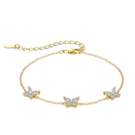 [Royal Jewelry]Radiant Butterfly Shape Necklace