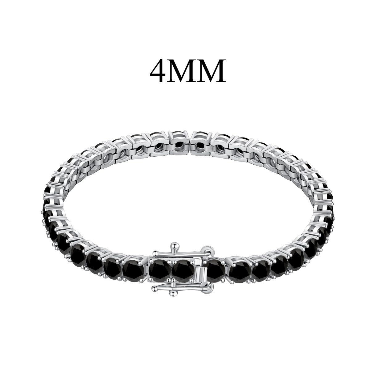 [Royal Jewelry]Radiant Colorful Round Cut Party Bracelet