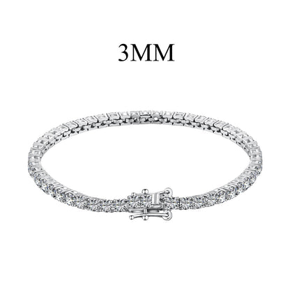 [Royal Jewelry]Radiant Colorful Round Cut Party Bracelet