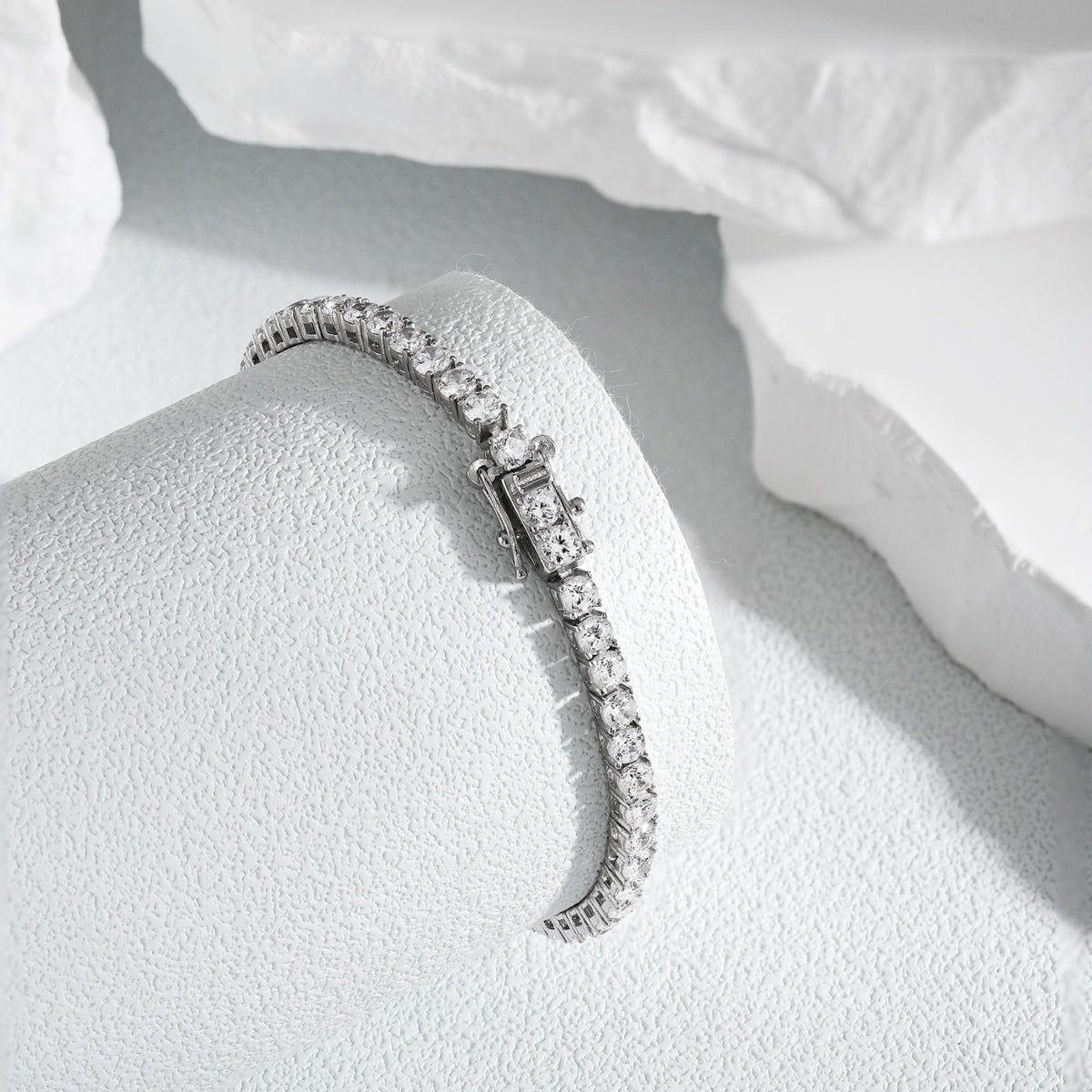 [Royal Jewelry]Radiant Colorful Round Cut Party Bracelet