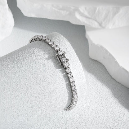 [Royal Jewelry]Radiant Colorful Round Cut Party Bracelet