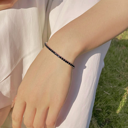 [Royal Jewelry]Radiant Colorful Round Cut Party Bracelet