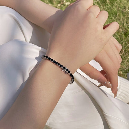 [Royal Jewelry]Radiant Colorful Round Cut Party Bracelet