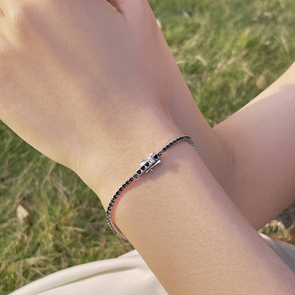 [Royal Jewelry]Radiant Colorful Round Cut Party Bracelet