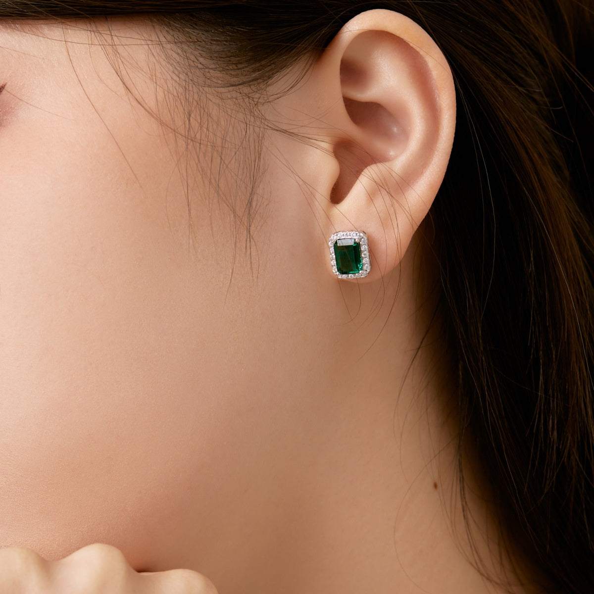 [Royal Jewelry]Luxurious Dainty Emerald Cut Banquet Earrings