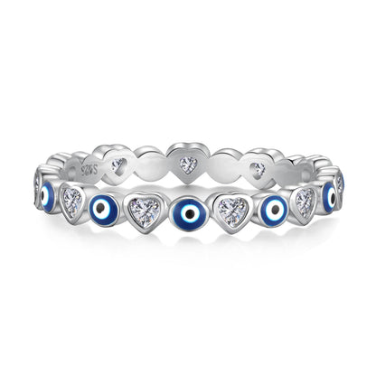 [Royal Jewelry]Radiant Colorful Round Shape Daily Ring