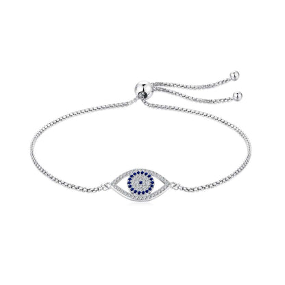 [Royal Jewelry]Dazzling Eye Shape Necklace
