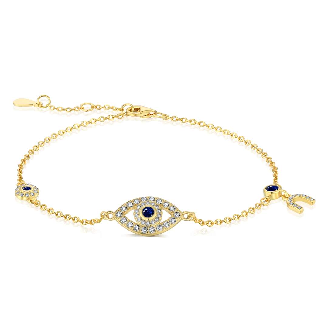 [Royal Jewelry]Dainty Eye Shape Necklace