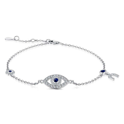 [Royal Jewelry]Dainty Eye Shape Necklace