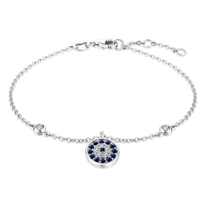 [Royal Jewelry]Devil's Eye Round Shape Bracelet