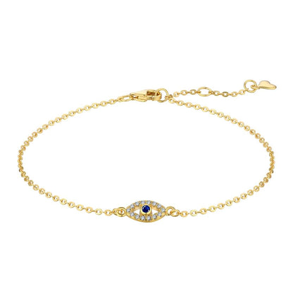 [Royal Jewelry]Evil Eye Shape Necklace