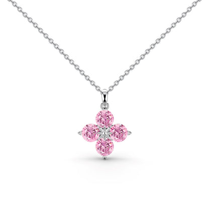 [Royal Jewelry]Four-Leaf Clover And Eight-Pointed Star Necklace