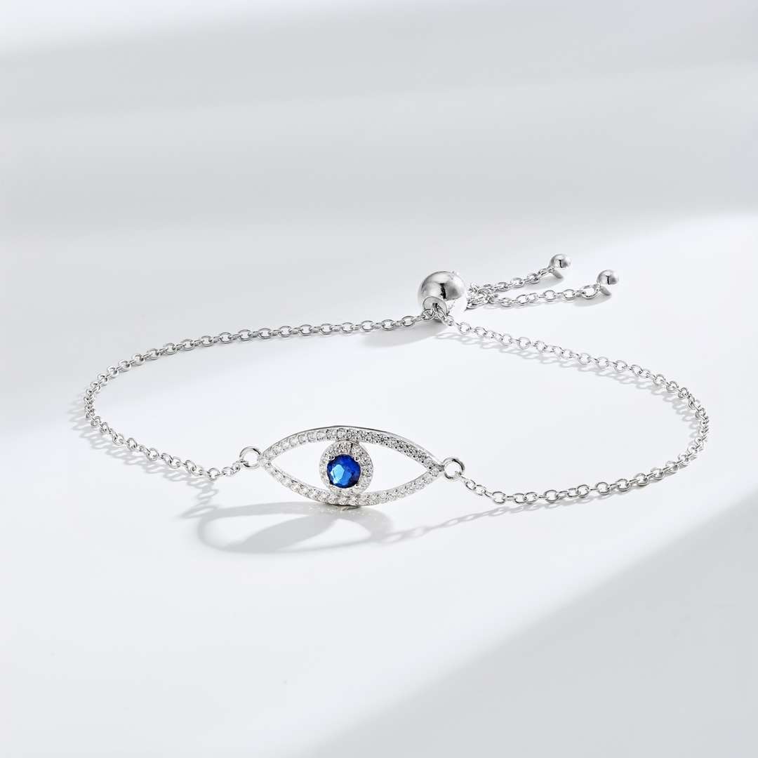 [Royal Jewelry]Devil's Eye Hollow Design Bracelet