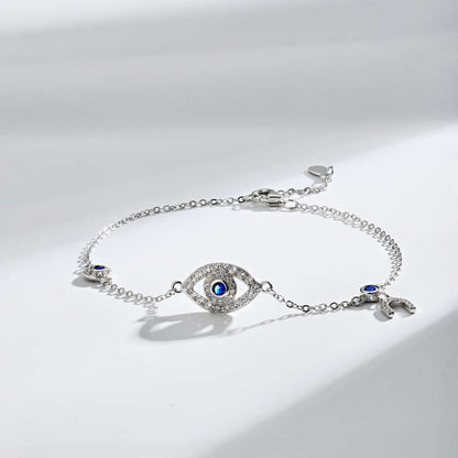 [Royal Jewelry]Dainty Eye Shape Necklace
