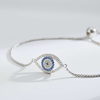 [Royal Jewelry]Dazzling Eye Shape Necklace