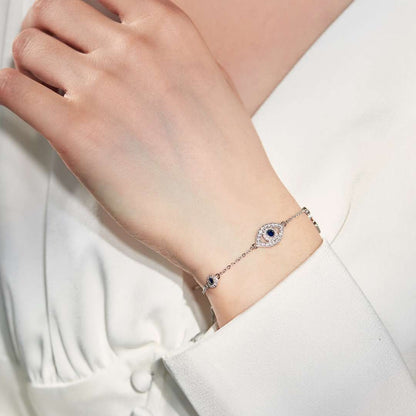 [Royal Jewelry]Dainty Eye Shape Necklace