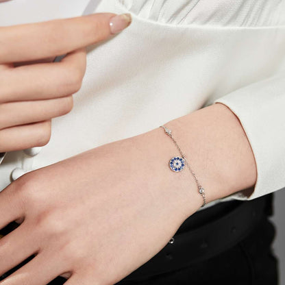 [Royal Jewelry]Devil's Eye Round Shape Bracelet