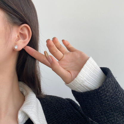 [Royal Jewelry]Oval Classic Dignified Elegant Earrings